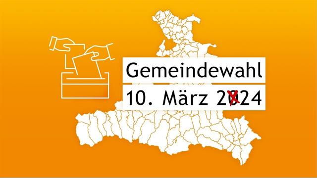 Gemeindevertretungs- und Bürgermeisterwahl am 10.03.2024